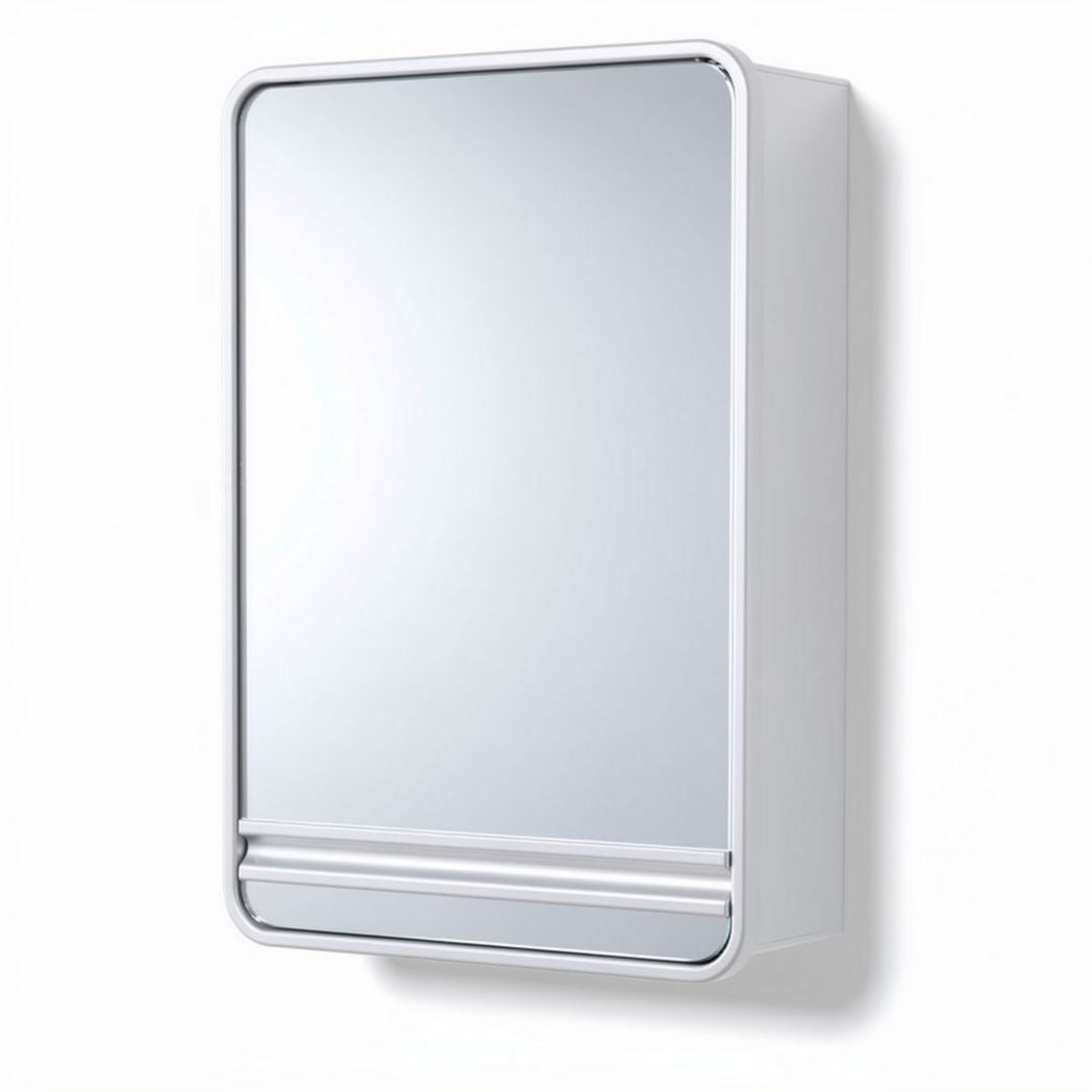 Wall-mounted mirrored cabinet with storage - 40 x 30 x 10cm