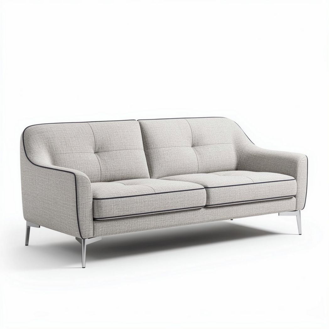 Fabric couch for living room seating - 180 x 85 x 75cm