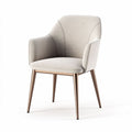 Fabric upholstered dining chair with metal legs - 60 x 58 x 80cm