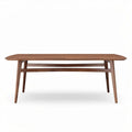 Walnut dining table with modern design for home use - 180 x 90 x 75cm