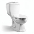 Ceramic toilet with dual flush system - 75 x 40 x 80cm