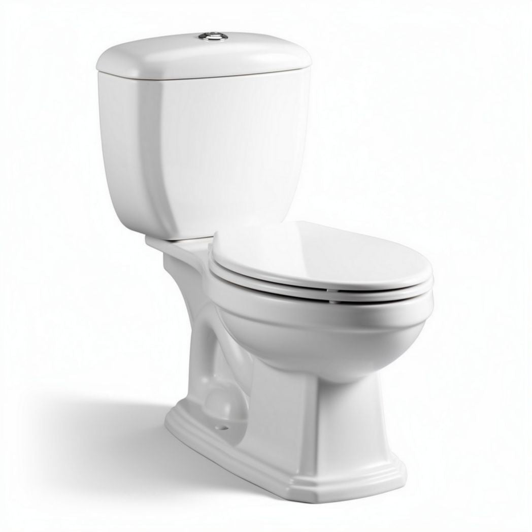 Ceramic toilet with dual flush system - 75 x 40 x 80cm
